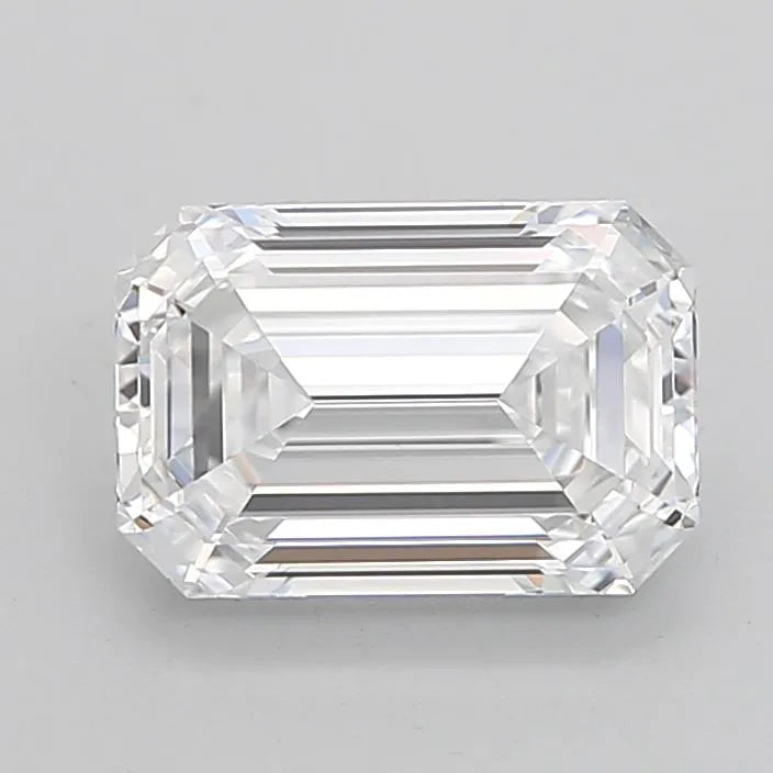 2.56ct Emerald Lab Grown Diamond (Colour D, Clarity VVS1, Cut EX, IGI Certified)