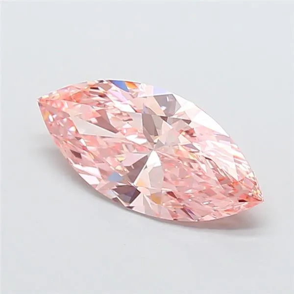 2.56ct Marquise Lab Grown Diamond (Colour Fancy Vivid Pink, Clarity VS1, IGI Certified)
