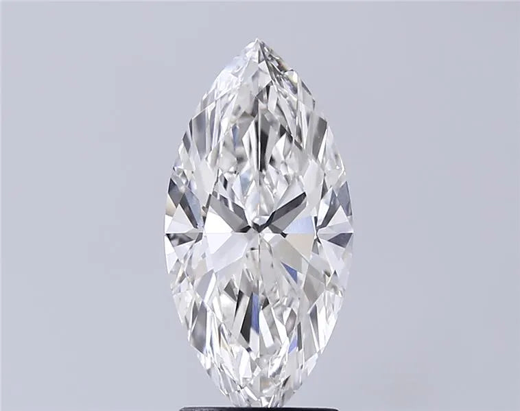 2.56ct Marquise Lab Grown Diamond (Colour G, Clarity VVS2, IGI Certified)