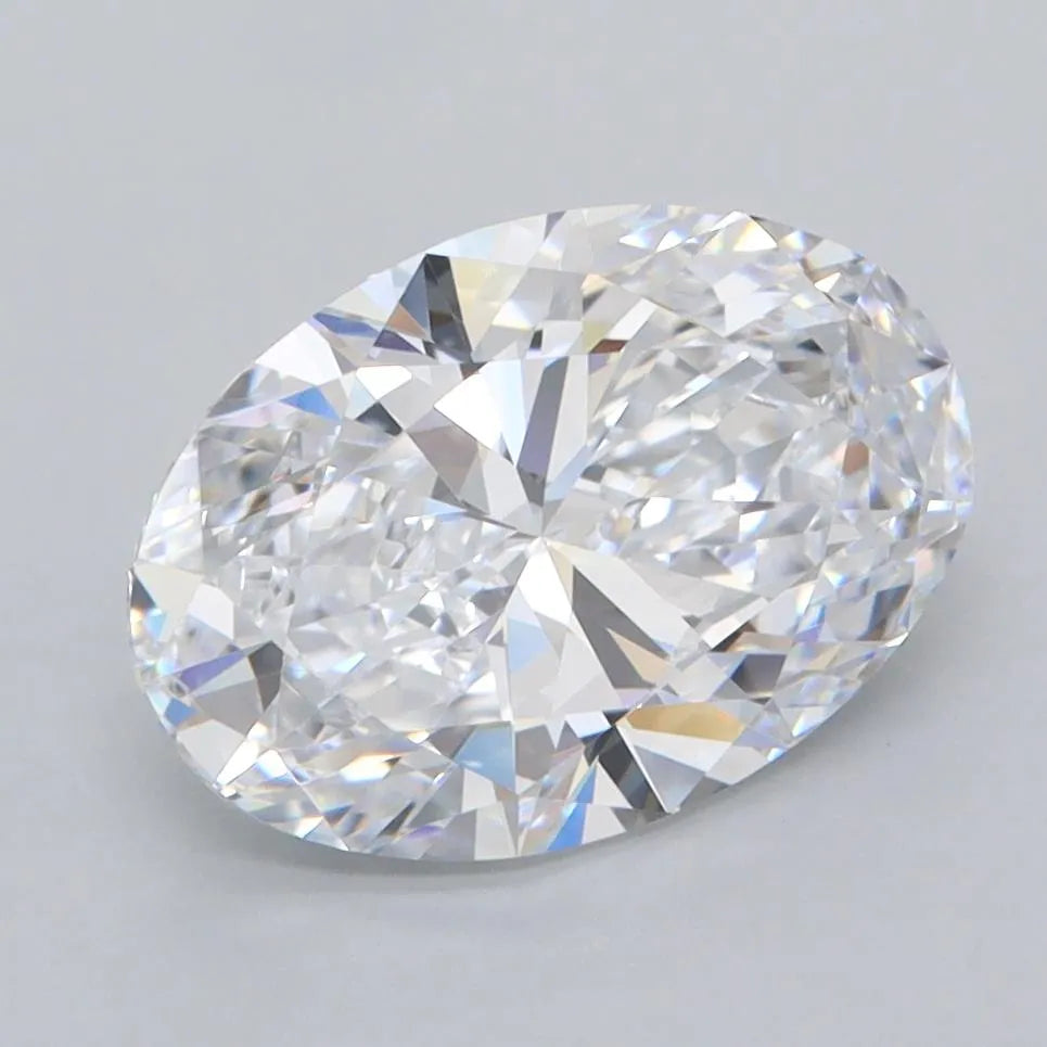 2.56ct Oval Lab Grown Diamond (Colour D, Clarity FL, IGI Certified)