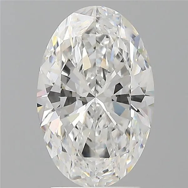 2.56ct Oval Lab Grown Diamond (Colour D, Clarity VVS2, IGI Certified)