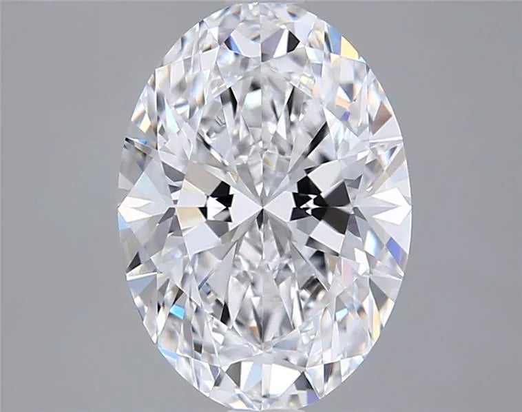 2.56ct Oval Lab Grown Diamond (Colour D, Clarity VVS2, IGI Certified)