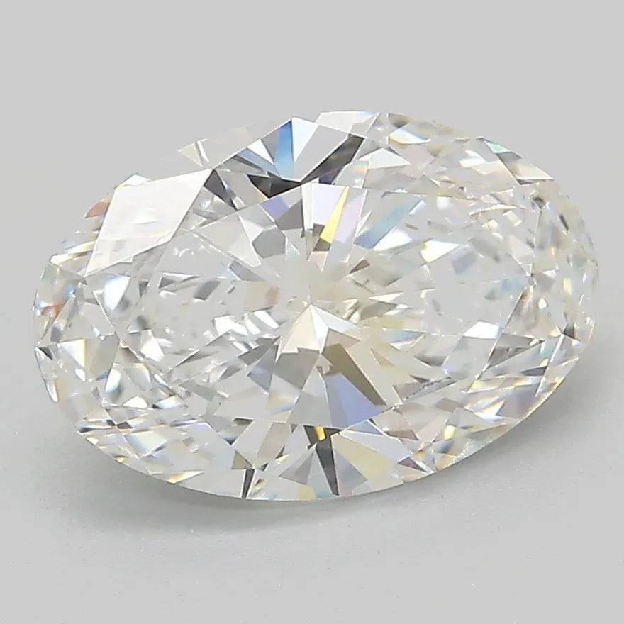 2.56ct Oval Lab Grown Diamond (Colour E, Clarity VVS2, IGI Certified)