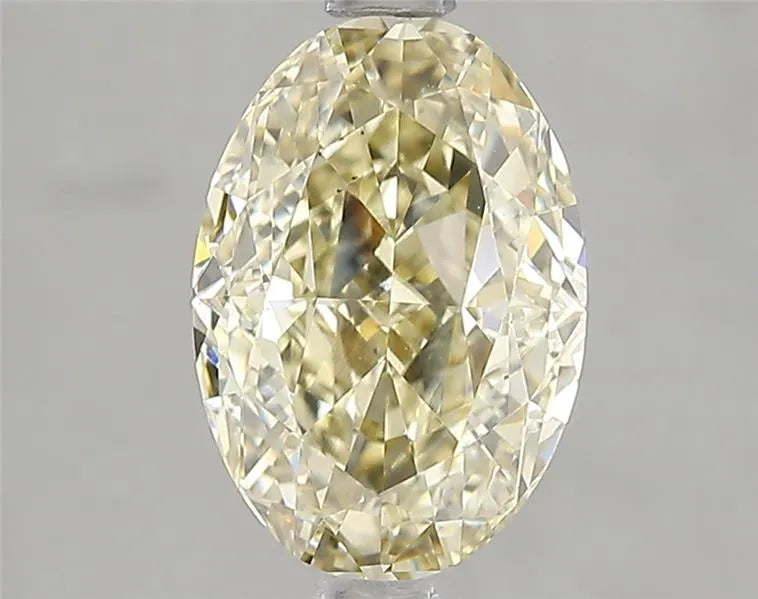 2.56ct Oval Lab Grown Diamond (Colour Fancy Yellow, Clarity VS1, IGI Certified)
