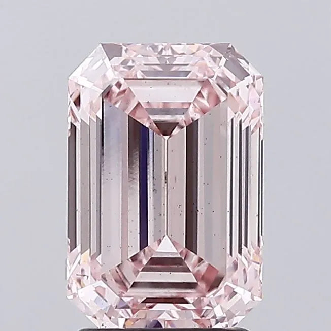 2.57ct Emerald Lab Grown Diamond (Colour Fancy Intense Pink, Clarity VS2, IGI Certified)