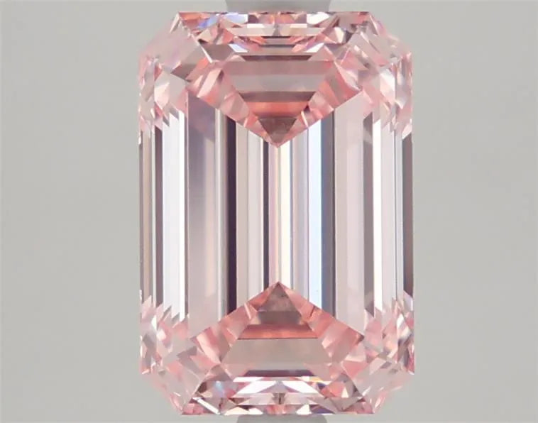 2.57ct Emerald Lab Grown Diamond (Colour Fancy Intense Pink, Clarity VVS2, IGI Certified)