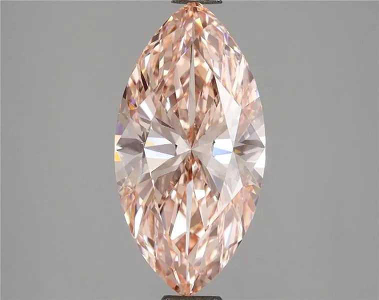 2.57ct Marquise Lab Grown Diamond (Colour Fancy Vivid Pink, Clarity VS1, IGI Certified)