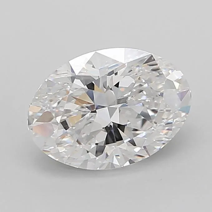 2.57ct Oval Lab Grown Diamond (Colour D, Clarity IF, IGI Certified)