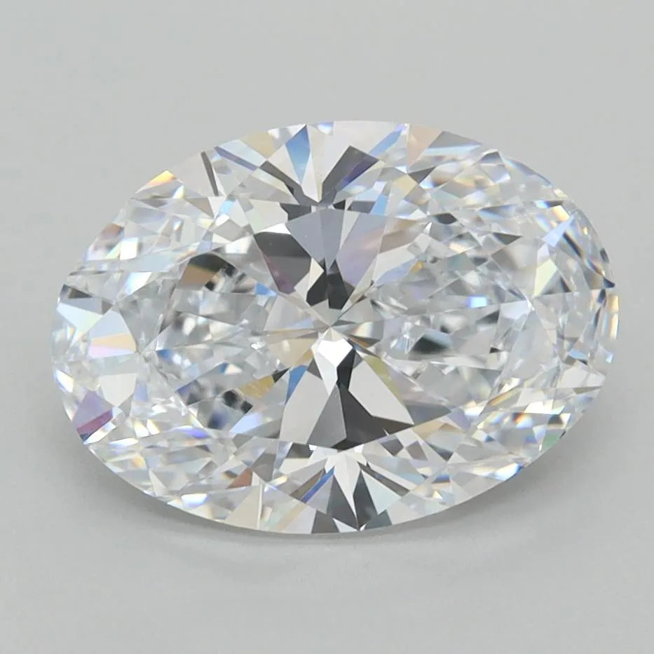2.57ct Oval Lab Grown Diamond (Colour D, Clarity VVS1, IGI Certified)