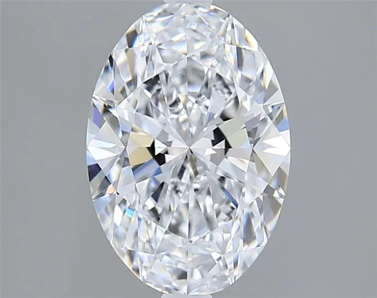 2.57ct Oval Lab Grown Diamond (Colour D, Clarity VVS2, IGI Certified)