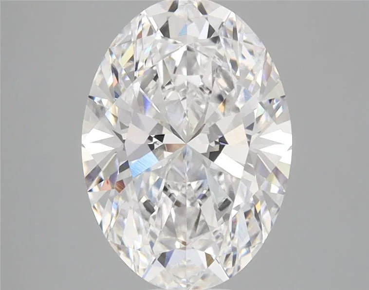 2.57ct Oval Lab Grown Diamond (Colour D, Clarity VVS2, IGI Certified)