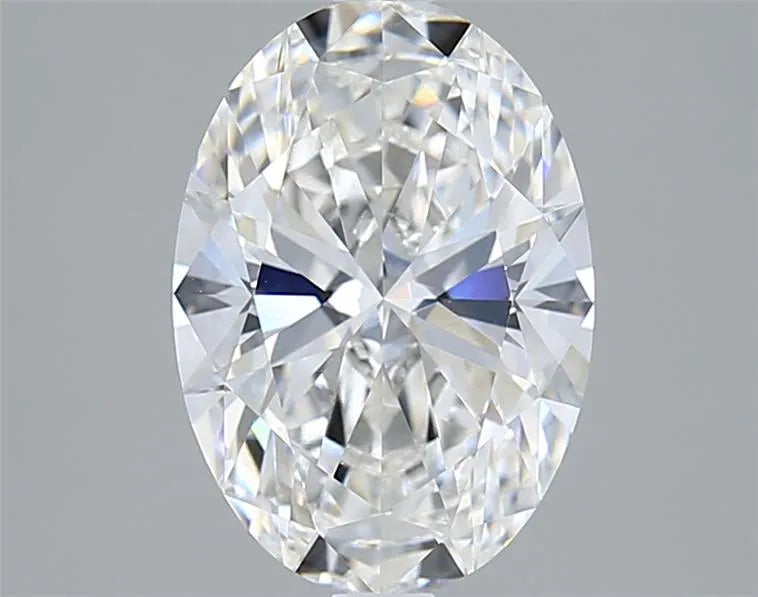 2.57ct Oval Lab Grown Diamond (Colour E, Clarity VVS2, IGI Certified)
