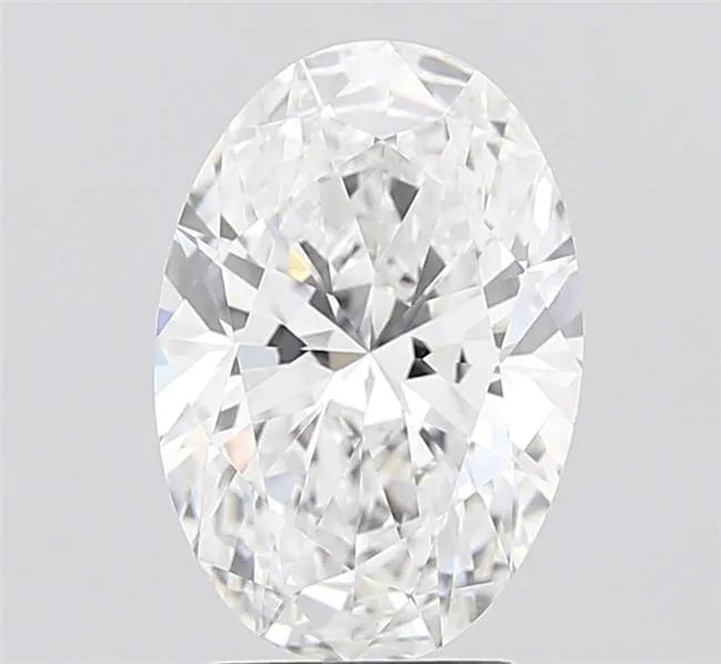 2.57ct Oval Lab Grown Diamond (Colour E, Clarity VVS2, IGI Certified)