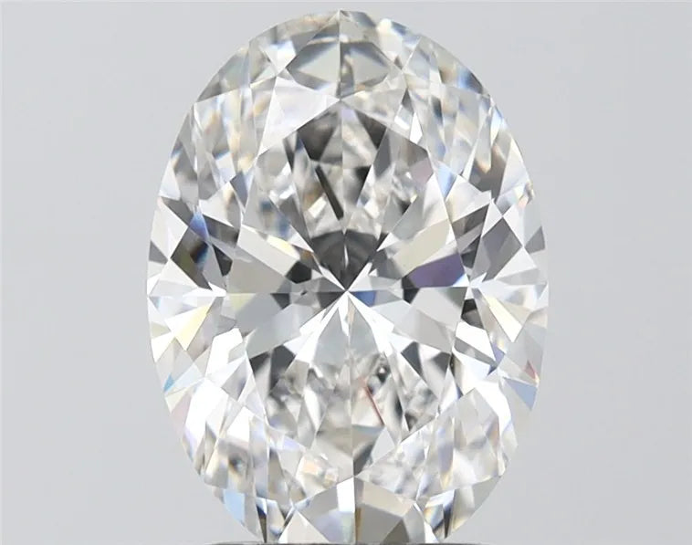 2.57ct Oval Lab Grown Diamond (Colour F, Clarity VVS2, IGI Certified)