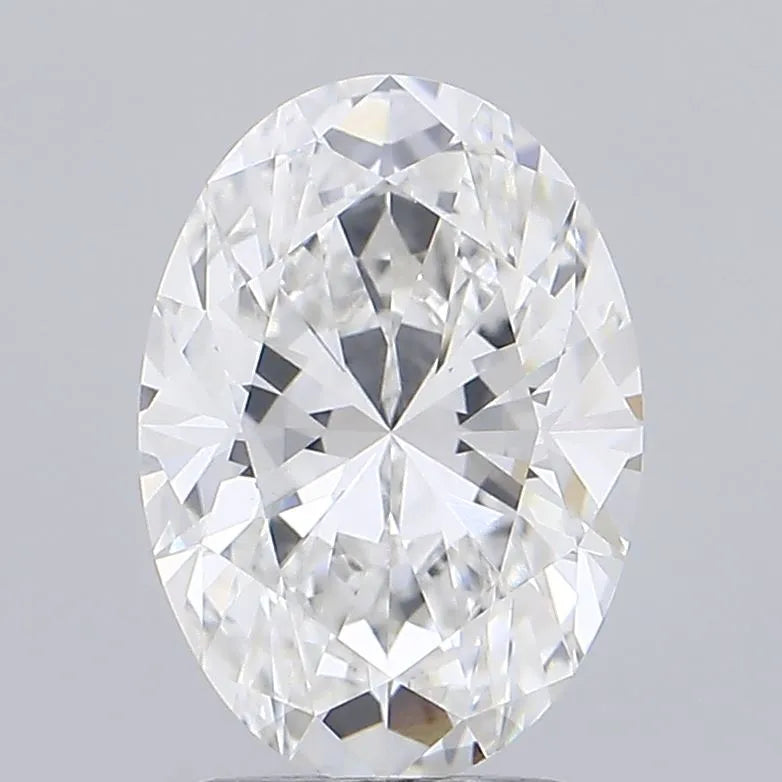 2.57ct Oval Lab Grown Diamond (Colour F, Clarity VVS2, IGI Certified)