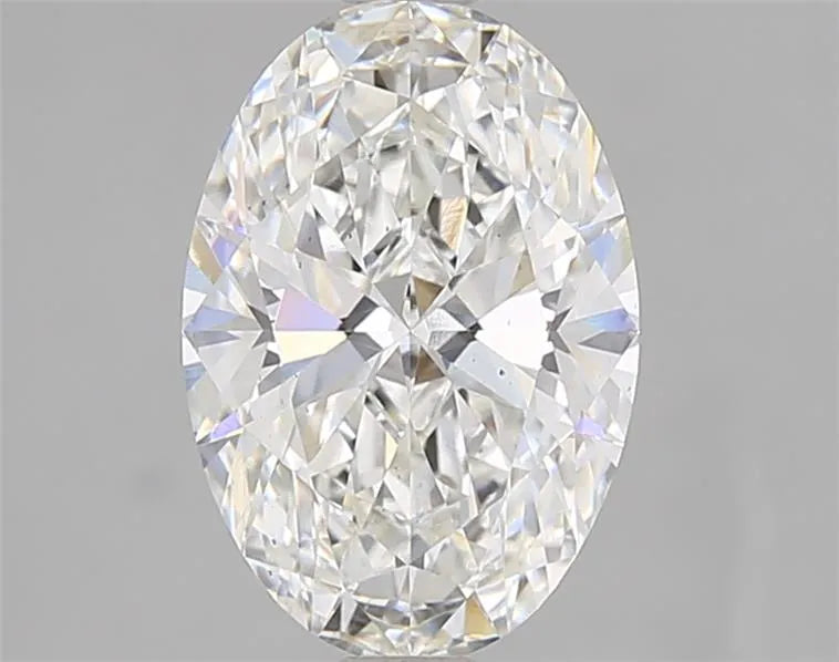 2.57ct Oval Lab Grown Diamond (Colour F, Clarity VVS2, IGI Certified)
