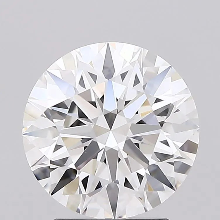 2.57ct Round Lab Grown Diamond (Colour D, Clarity IF, Cut ID, IGI Certified)