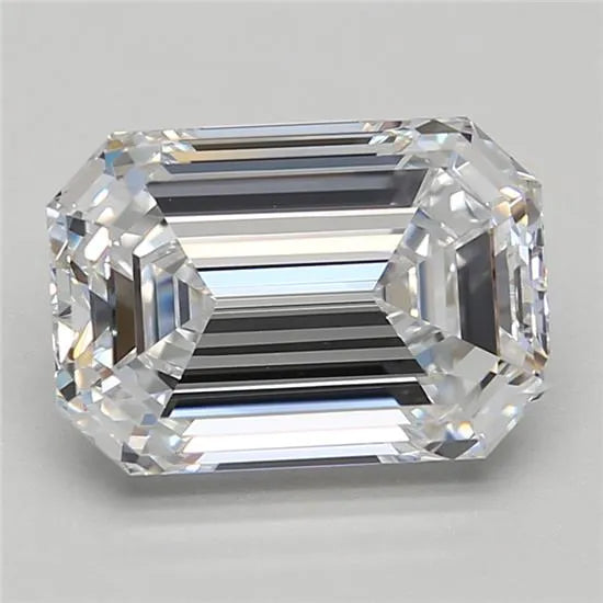 2.58ct Emerald Lab Grown Diamond (Colour D, Clarity VVS1, GIA Certified)