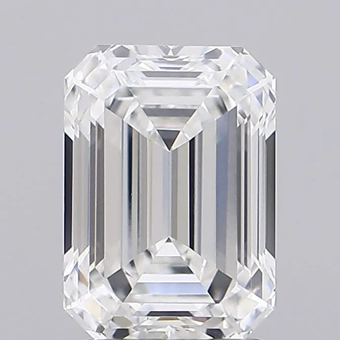 2.58ct Emerald Lab Grown Diamond (Colour E, Clarity VVS1, IGI Certified)