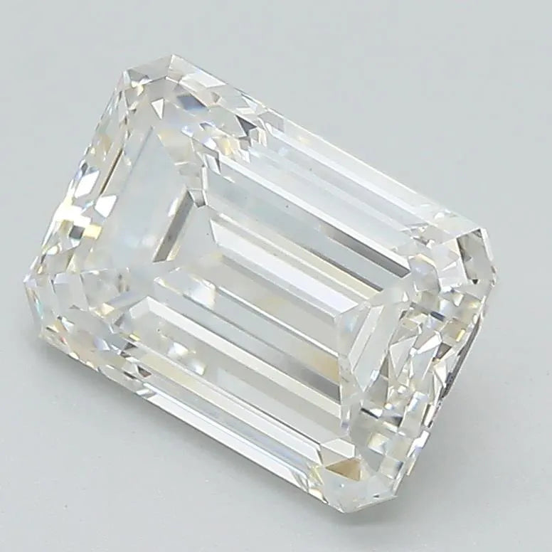 2.58ct Emerald Lab Grown Diamond (Colour G, Clarity VS1, IGI Certified)
