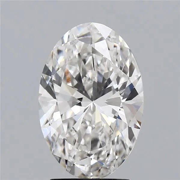 2.58ct Oval Lab Grown Diamond (Colour G, Clarity SI1, IGI Certified)