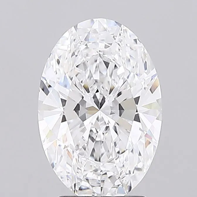 2.60ct Oval Lab Grown Diamond (Colour D, Clarity VVS1, IGI Certified)