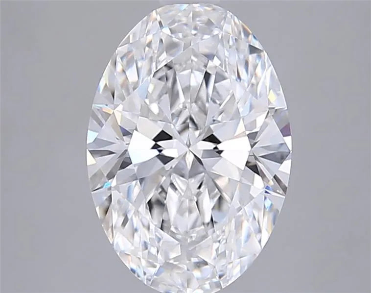 2.60ct Oval Lab Grown Diamond (Colour D, Clarity VVS2, IGI Certified)