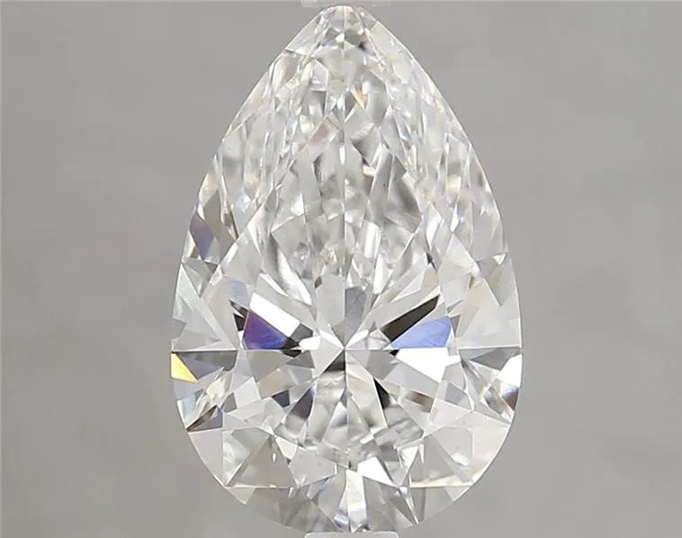2.60ct Pear Lab Grown Diamond (Colour E, Clarity VVS2, IGI Certified)