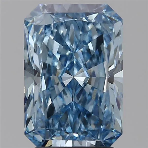 2.60ct Radiant Lab Grown Diamond (Colour Fancy Vivid Blue, Clarity VS1, IGI Certified)