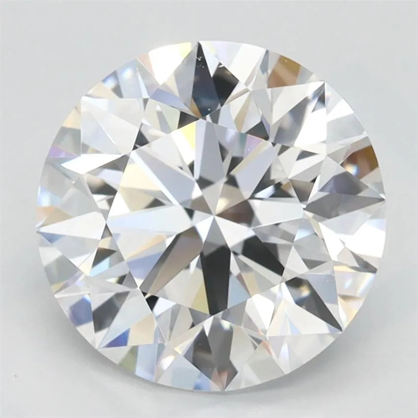 2.60ct Round Lab Grown Diamond (Colour D, Clarity IF, Cut ID, IGI Certified)