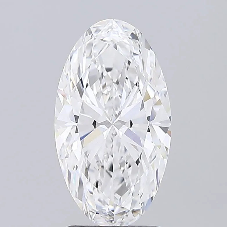 2.61ct Oval Lab Grown Diamond (Colour D, Clarity VVS1, IGI Certified)