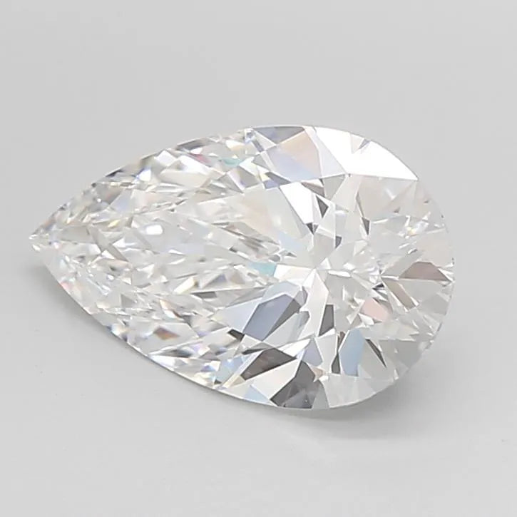 2.62ct Pear Lab Grown Diamond (Colour D, Clarity FL, Cut EX, IGI Certified)