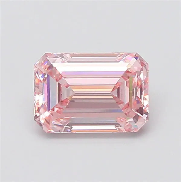 2.63ct Emerald Lab Grown Diamond (Colour Fancy Intense Pink, Clarity VS1, IGI Certified)