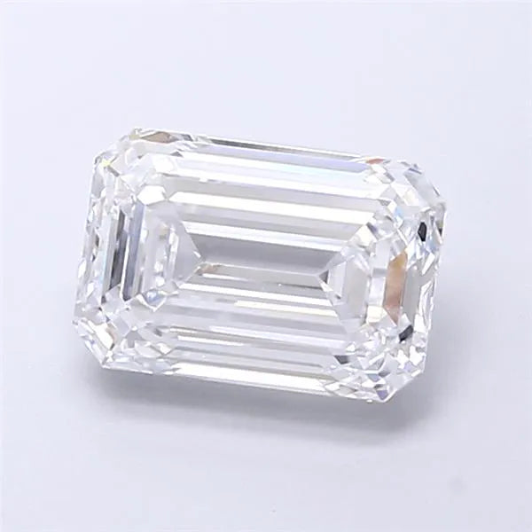 2.64ct Emerald Lab Grown Diamond (Colour D, Clarity VVS2, IGI Certified)