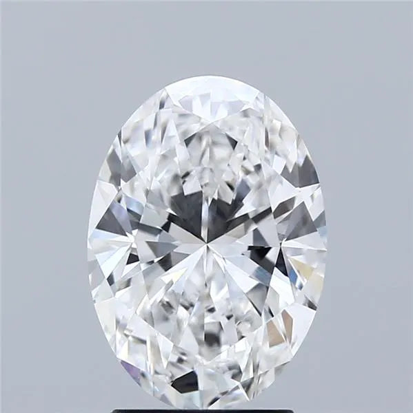 2.64ct Oval Lab Grown Diamond (Colour D, Clarity VVS1, IGI Certified)