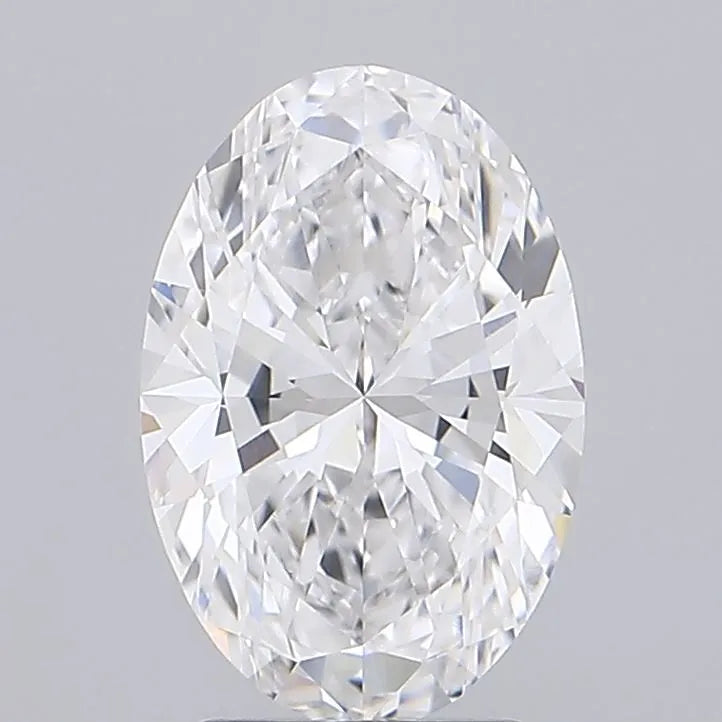 2.64ct Oval Lab Grown Diamond (Colour D, Clarity VVS1, IGI Certified)