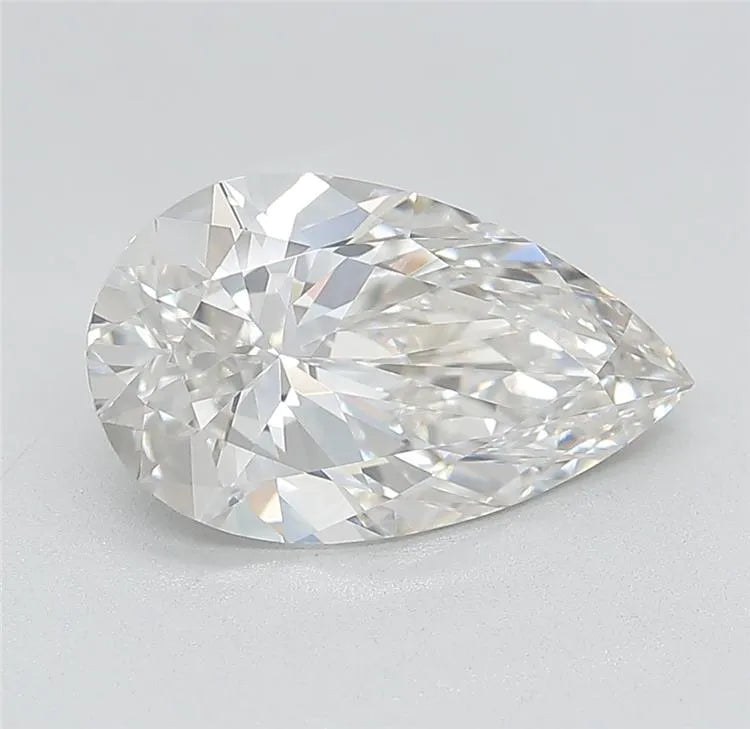 2.64ct Pear Lab Grown Diamond (Colour F, Clarity VVS2, Cut EX, IGI Certified)