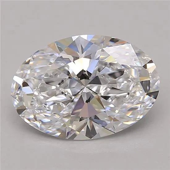 2.65ct Oval Lab Grown Diamond (Colour D, Clarity IF, GIA Certified)
