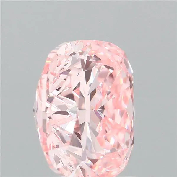 2.66ct Cushion modified Lab Grown Diamond (Colour Fancy Intense Pink, Clarity VS1, IGI Certified)