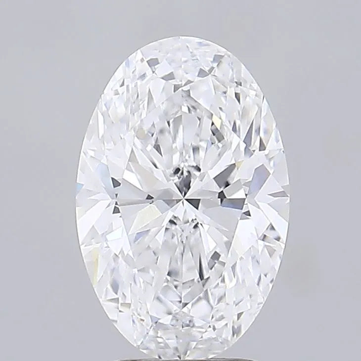 2.66ct Oval Lab Grown Diamond (Colour D, Clarity VVS1, IGI Certified)