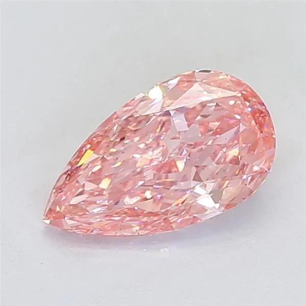 2.66ct Pear Lab Grown Diamond (Colour Fancy Vivid Pink, Clarity VS1, IGI Certified)