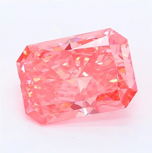 2.67ct Radiant Lab Grown Diamond (Colour Fancy Vivid Pink, Clarity VVS2, IGI Certified)