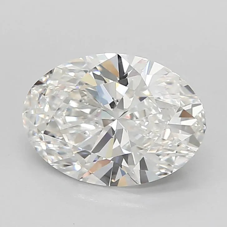 2.68ct Oval Lab Grown Diamond (Colour E, Clarity VVS1, Cut EX, IGI Certified)