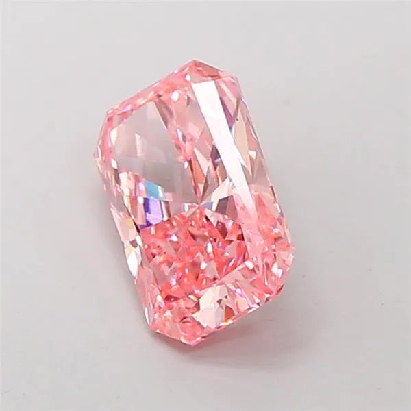 2.68ct Radiant Lab Grown Diamond (Colour Fancy Vivid Pink, Clarity VS2, IGI Certified)