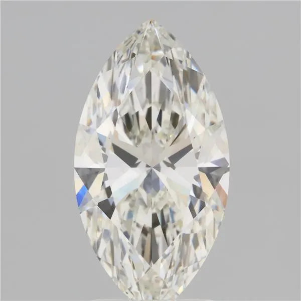 2.70ct Marquise Lab Grown Diamond (Colour G, Clarity VVS2, IGI Certified)