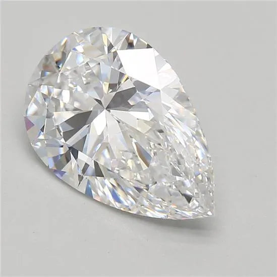 2.70ct Pear Lab Grown Diamond (Colour D, Clarity VVS1, GIA Certified)