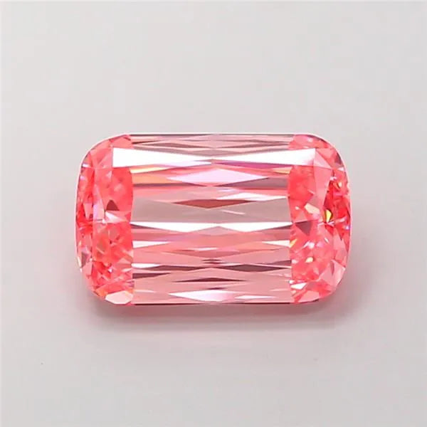 2.71ct Cushion modified Lab Grown Diamond (Colour Fancy Vivid Pink, Clarity VS1, IGI Certified)