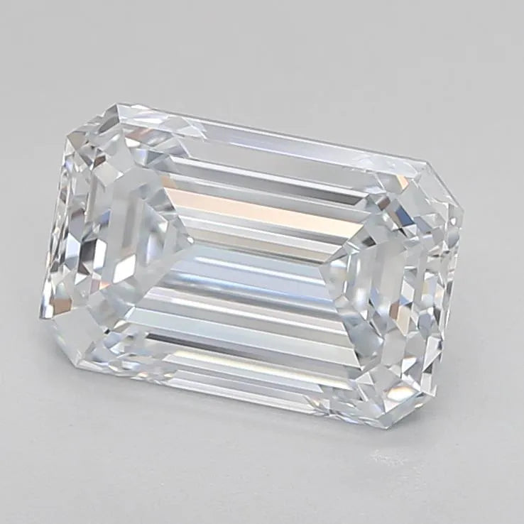 2.71ct Emerald Lab Grown Diamond (Colour H, Clarity IF, Cut EX, IGI Certified)