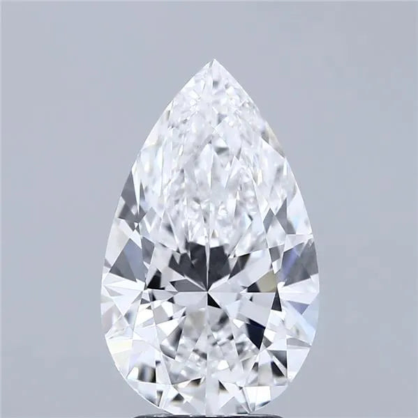 2.71ct Pear Lab Grown Diamond (Colour F, Clarity VVS2, IGI Certified)