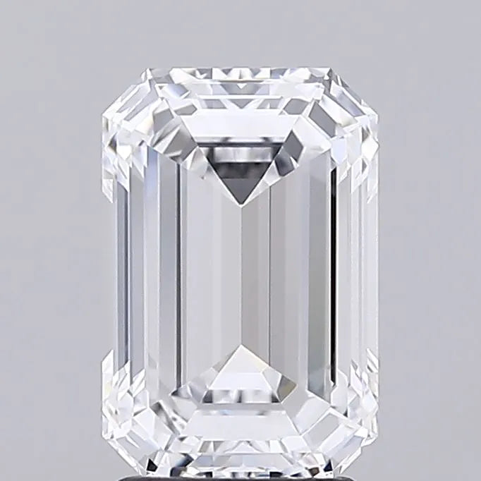 2.72ct Emerald Lab Grown Diamond (Colour D, Clarity IF, IGI Certified)